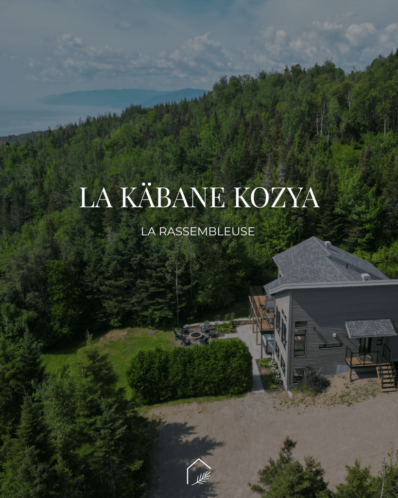 La Käbane Kozya : Chalet locatif aux Éboulements dans Charlevoix